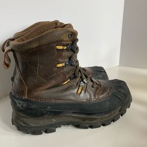 LL Bean Leather Hiking Boots A Systec Men’s Size 9